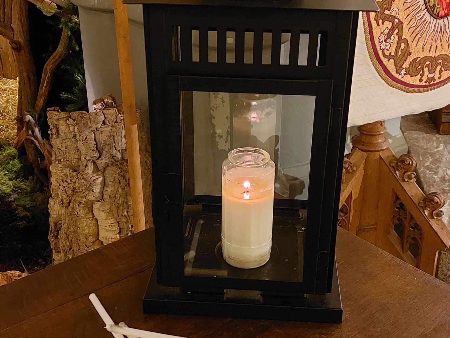 Friedenslichtfeier auf dem Kirchplatz (c) D. Rehaag Friedenslichtfeier auf dem Kirchplatz